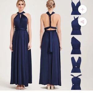 Maxi Infiniti bridesmaids dress
